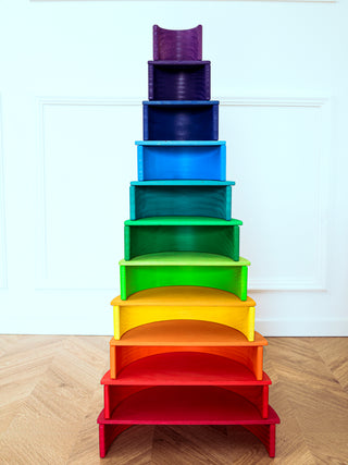 Regenbogen-Halbkreise