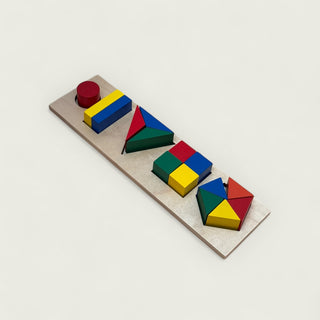 Geometrisches-Holzpuzzle (B)