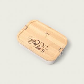(B) - Edelstahl-Brotdose (Achtsamkeit)