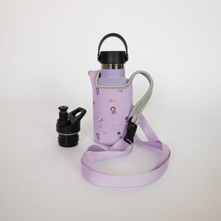 Edelstahl-Trinkflasche mit Schutztasche (350ml)