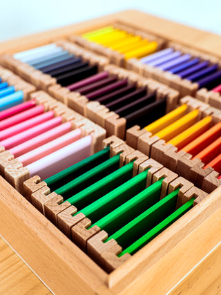 Montessori-Farbkarten