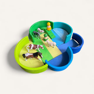 Regenbogen-Bauplatten