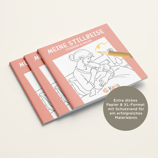 Stillfreundliches Mal- & Stickerheft