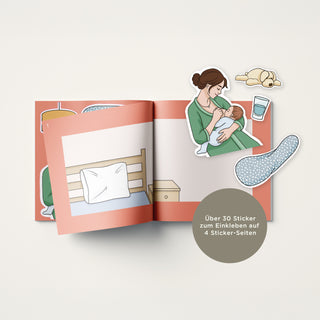 Stillfreundliches Mal- & Stickerheft