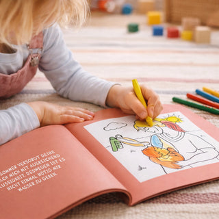 Stillfreundliches Mal- & Stickerheft