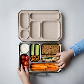 Edelstahl-Box mit Dip-Behälter